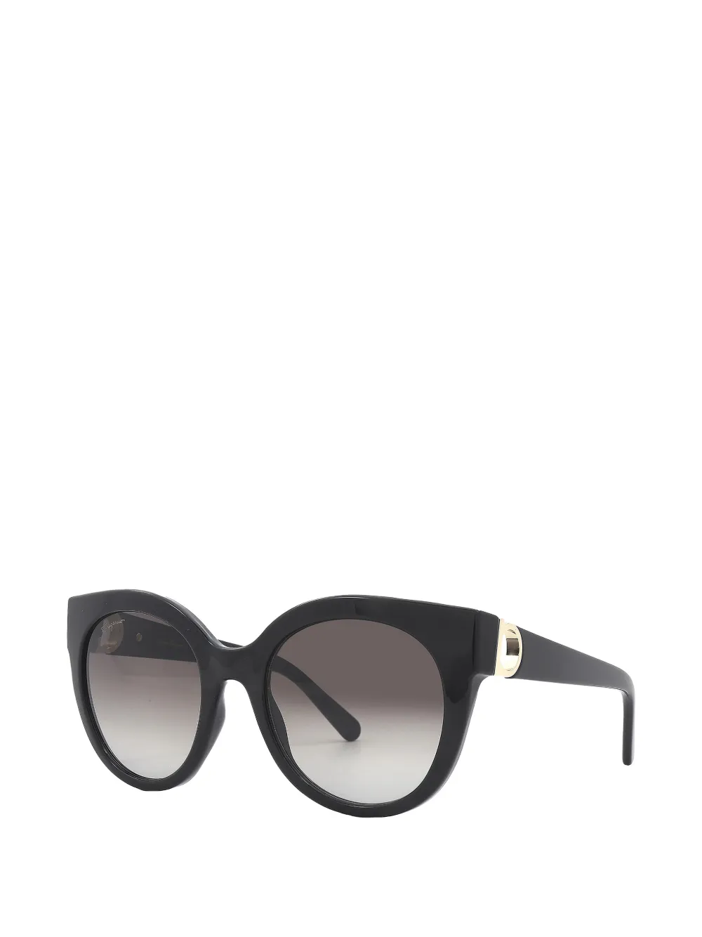 Ferragamo Eyewear Gancini bril met cat-eye montuur Zwart