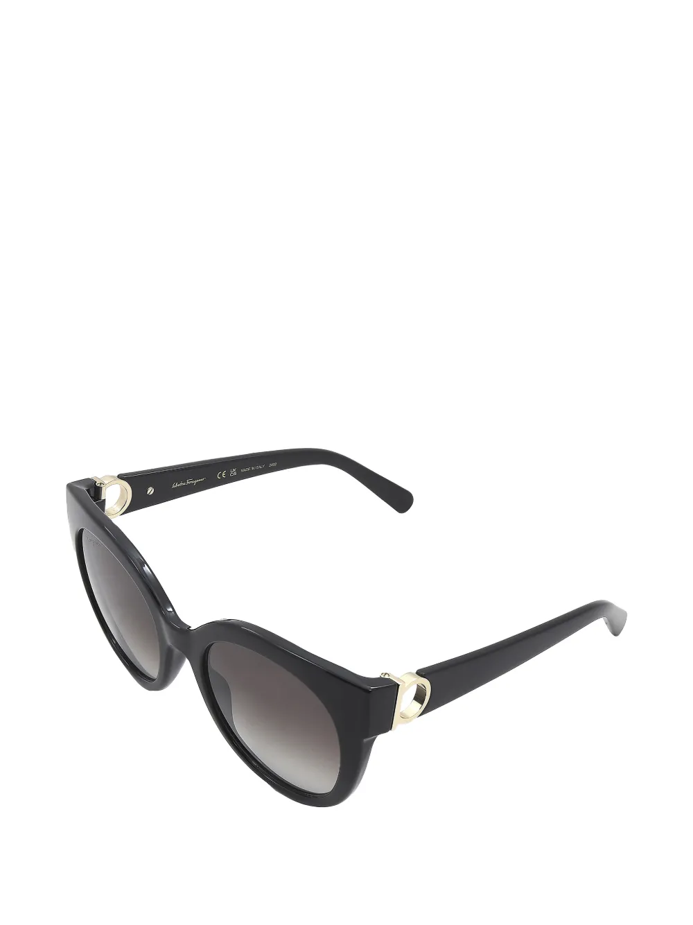 Ferragamo Eyewear Gancini bril met cat-eye montuur Zwart