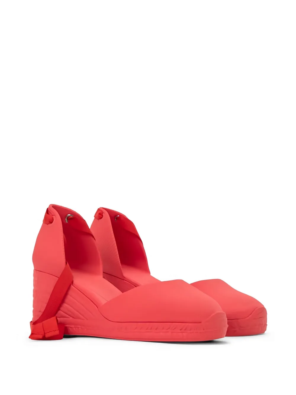 Castañer Careen pebbled espadrilles Rood