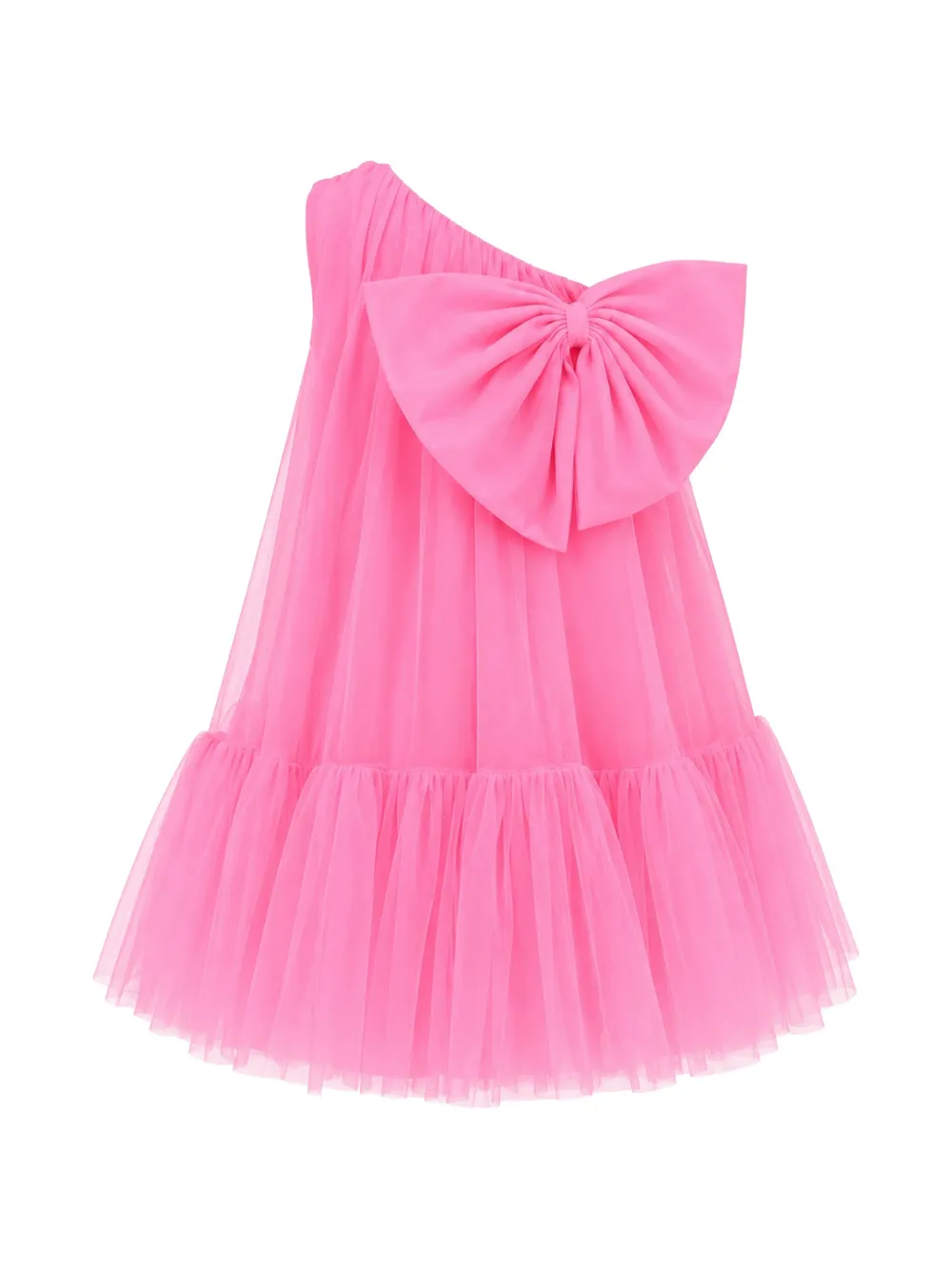 Tulleen Maggi bow-detail dress - Rosa
