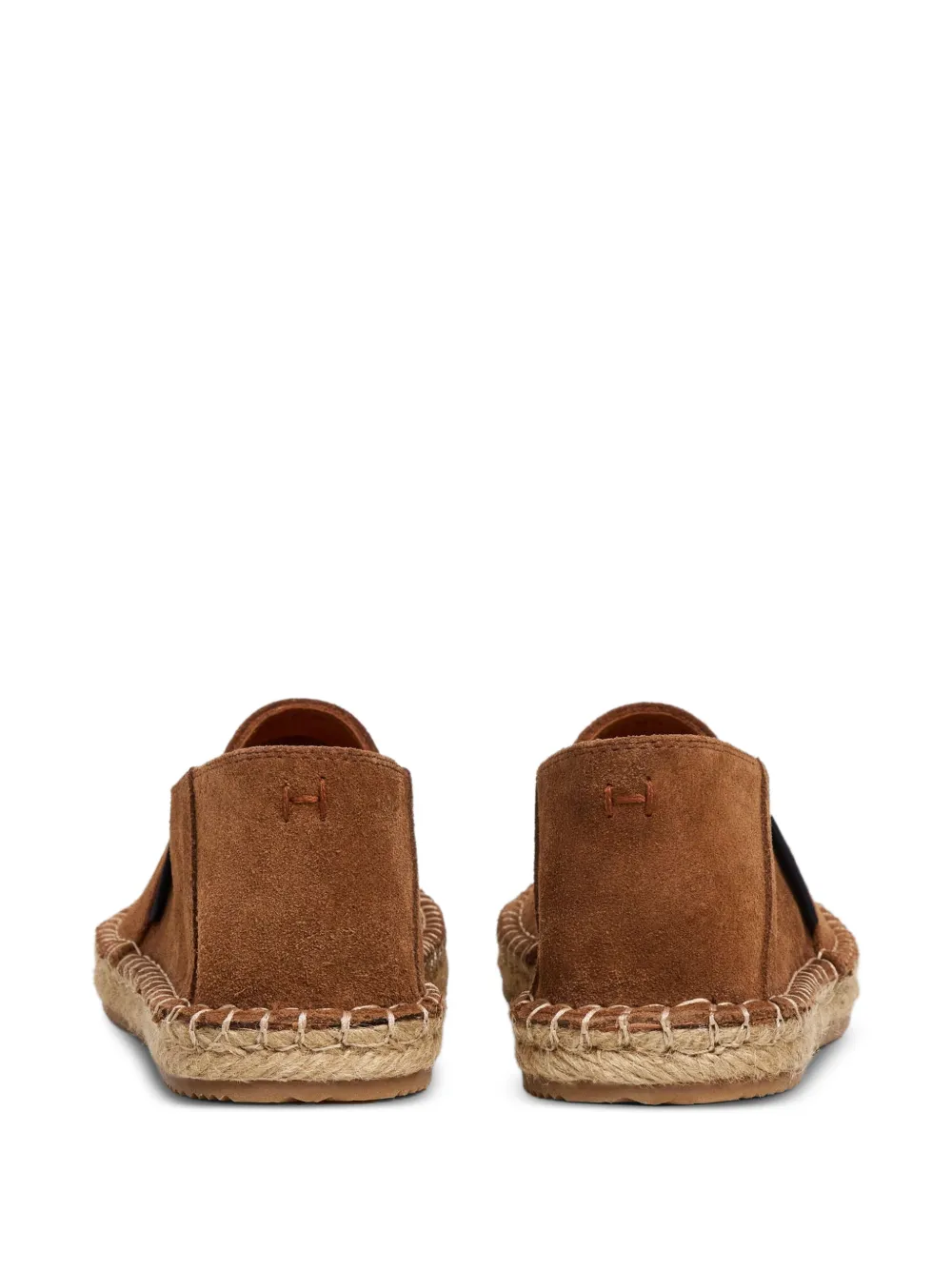 Hackett London Baywatch suède espadrilles Bruin