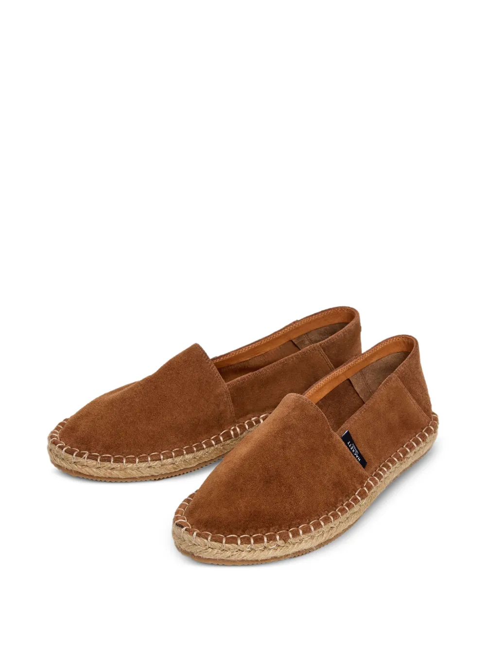 Hackett London Baywatch suède espadrilles Bruin