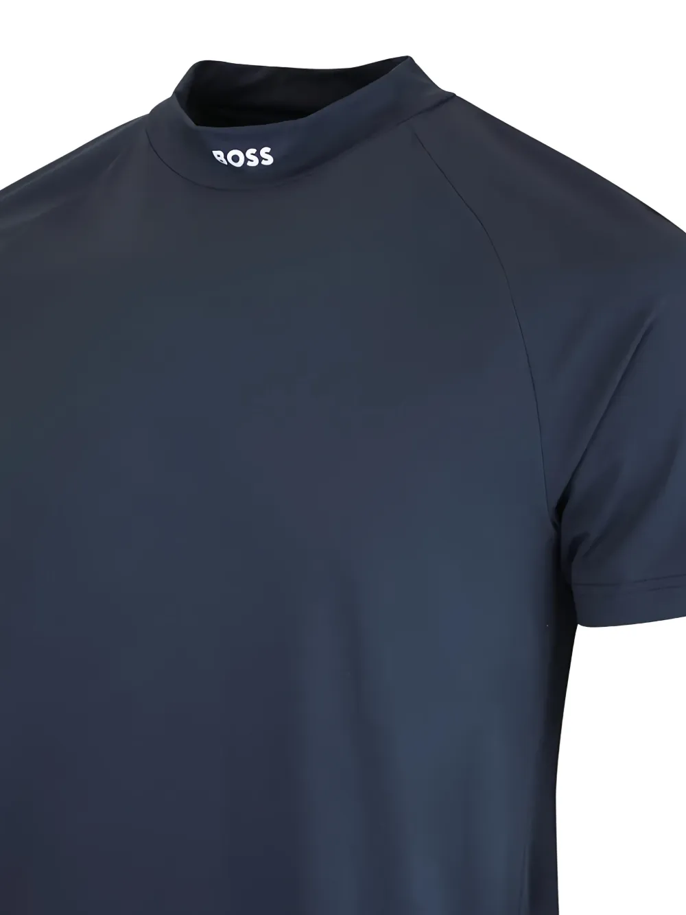 BOSS T-shirt met logoprint Blauw