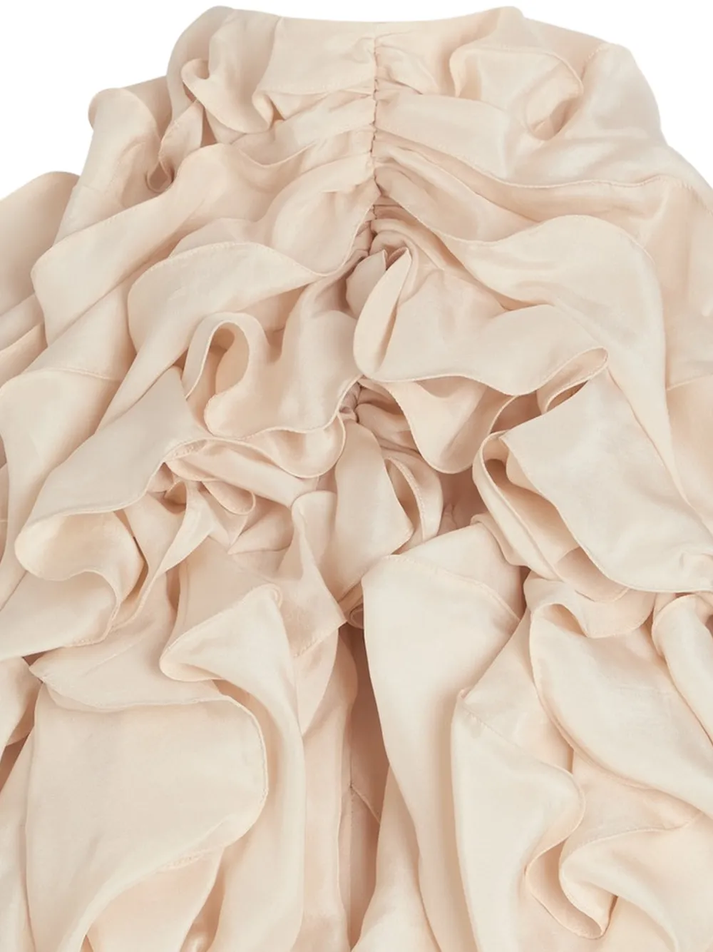 Maison Margiela Shirt met ruches Beige