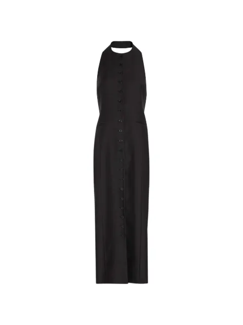 Heirlome halterneck button-down dress
