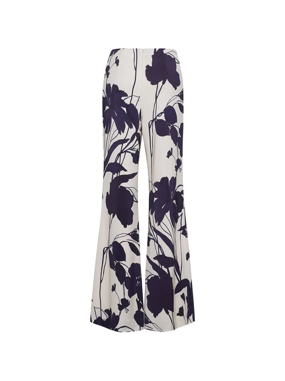 Cara Pisa broek met bloemenprint Beige