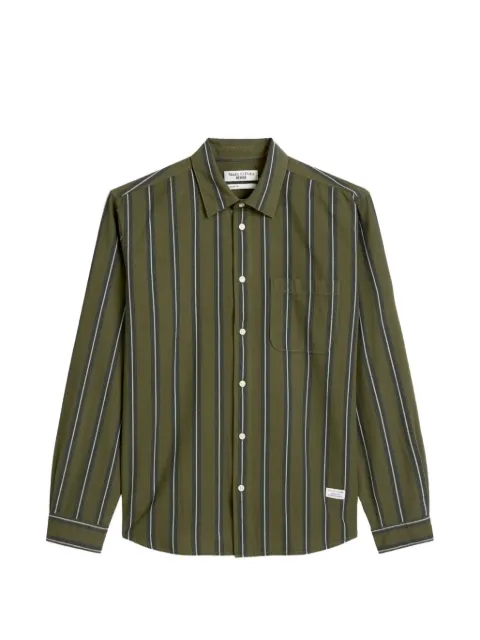 Marc O'Polo camisa con motivo de rayas y con bolsillo en el pecho