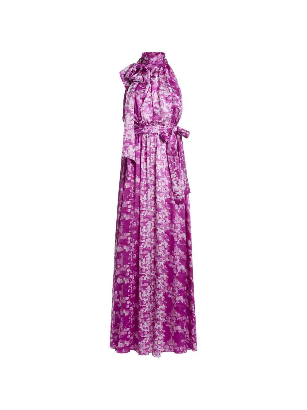 Collini Milano Meg sequin-print halterneck maxi dress - Pink