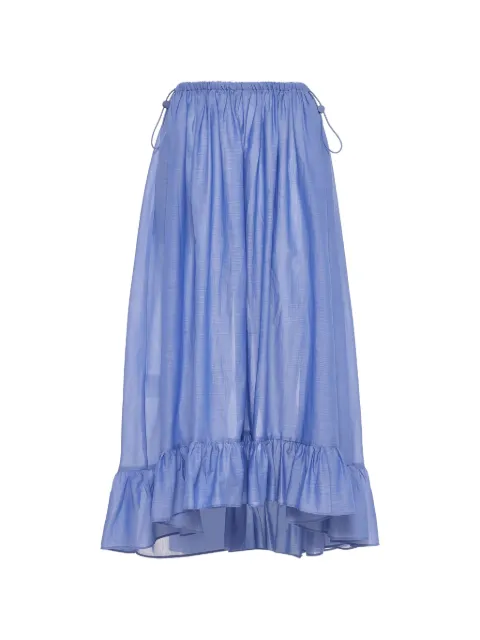 Devotion Haze ruffled long skirt