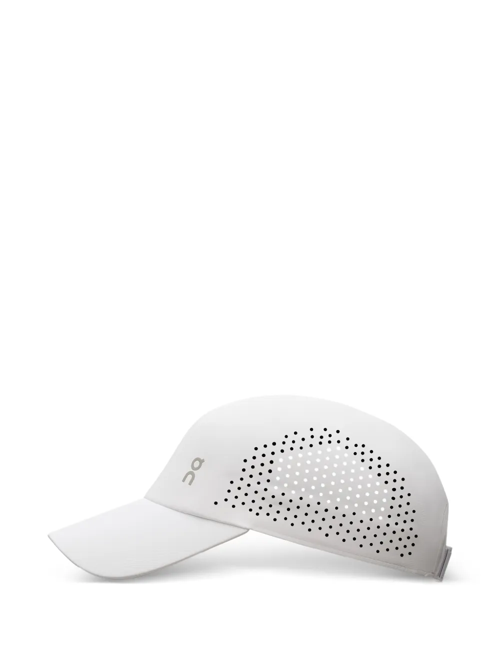 On Lightweight perforated cap - White