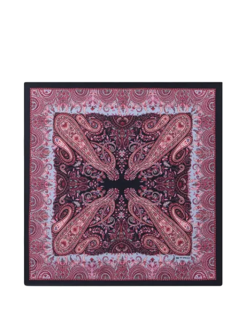 ETRO paisley-print square pocket silk scarf