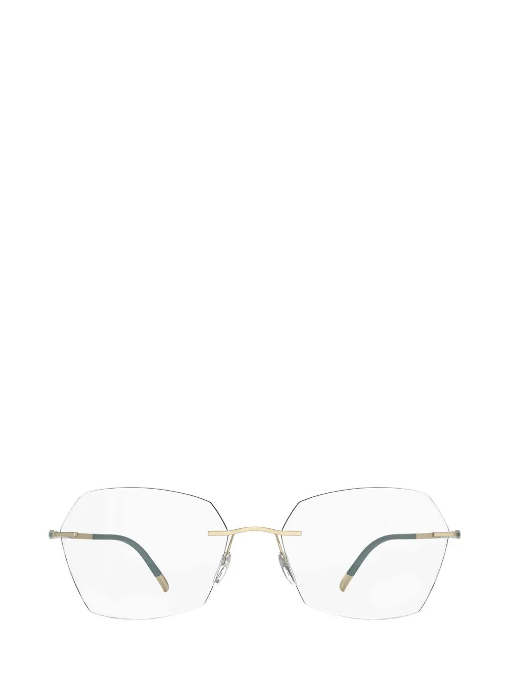Silhouette rimless geometric-frame glasses - Oro