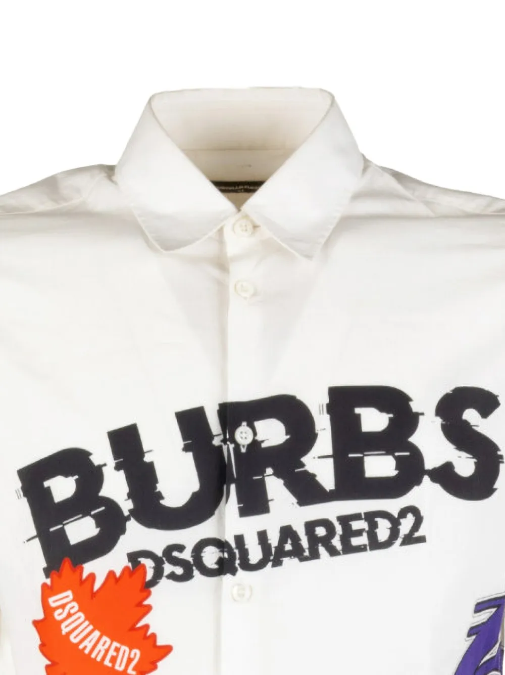 DSQUARED2 Overhemd met print Wit