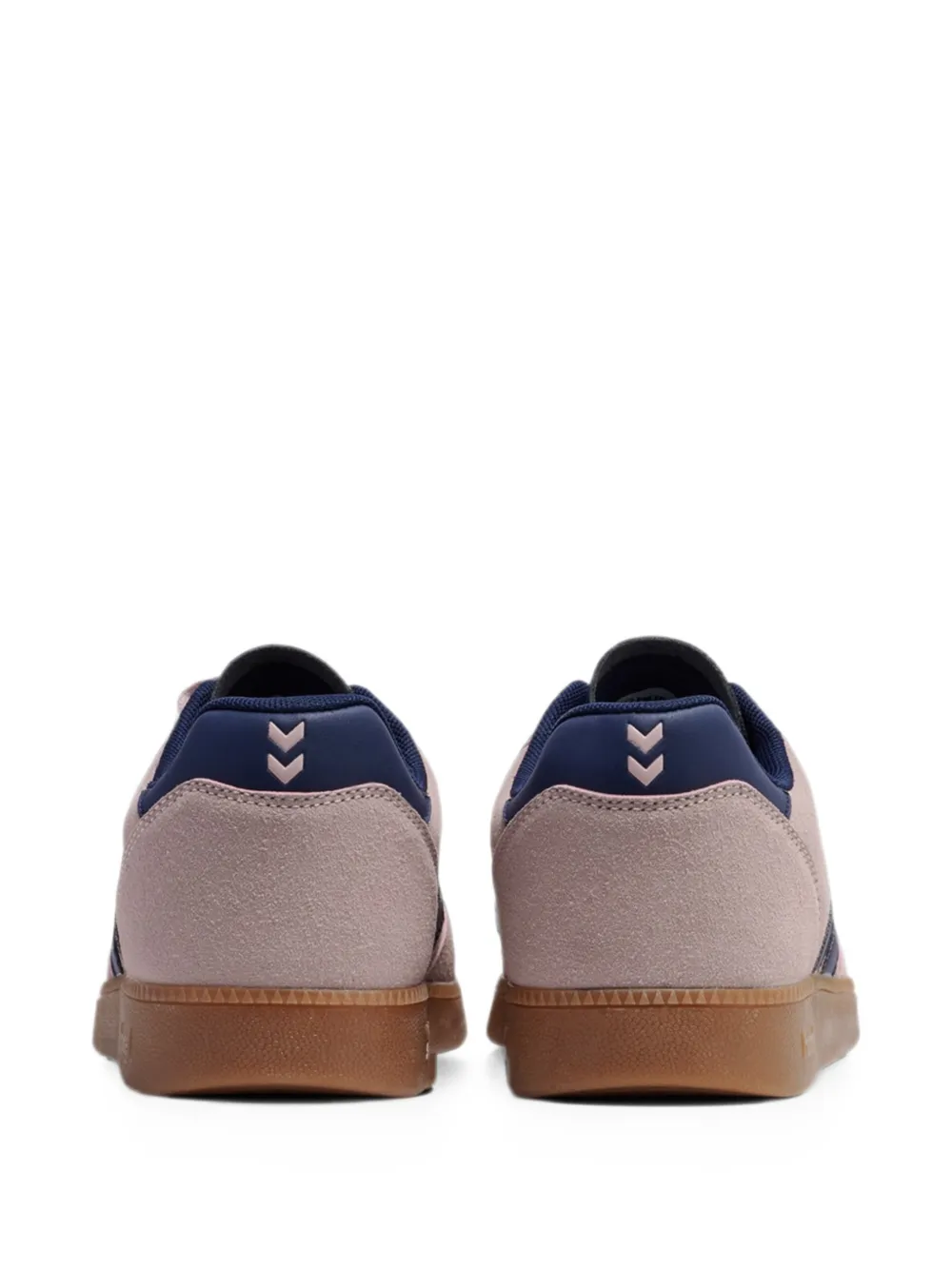 Hummel Geperforeerde sneakers met gestreept vlak Roze