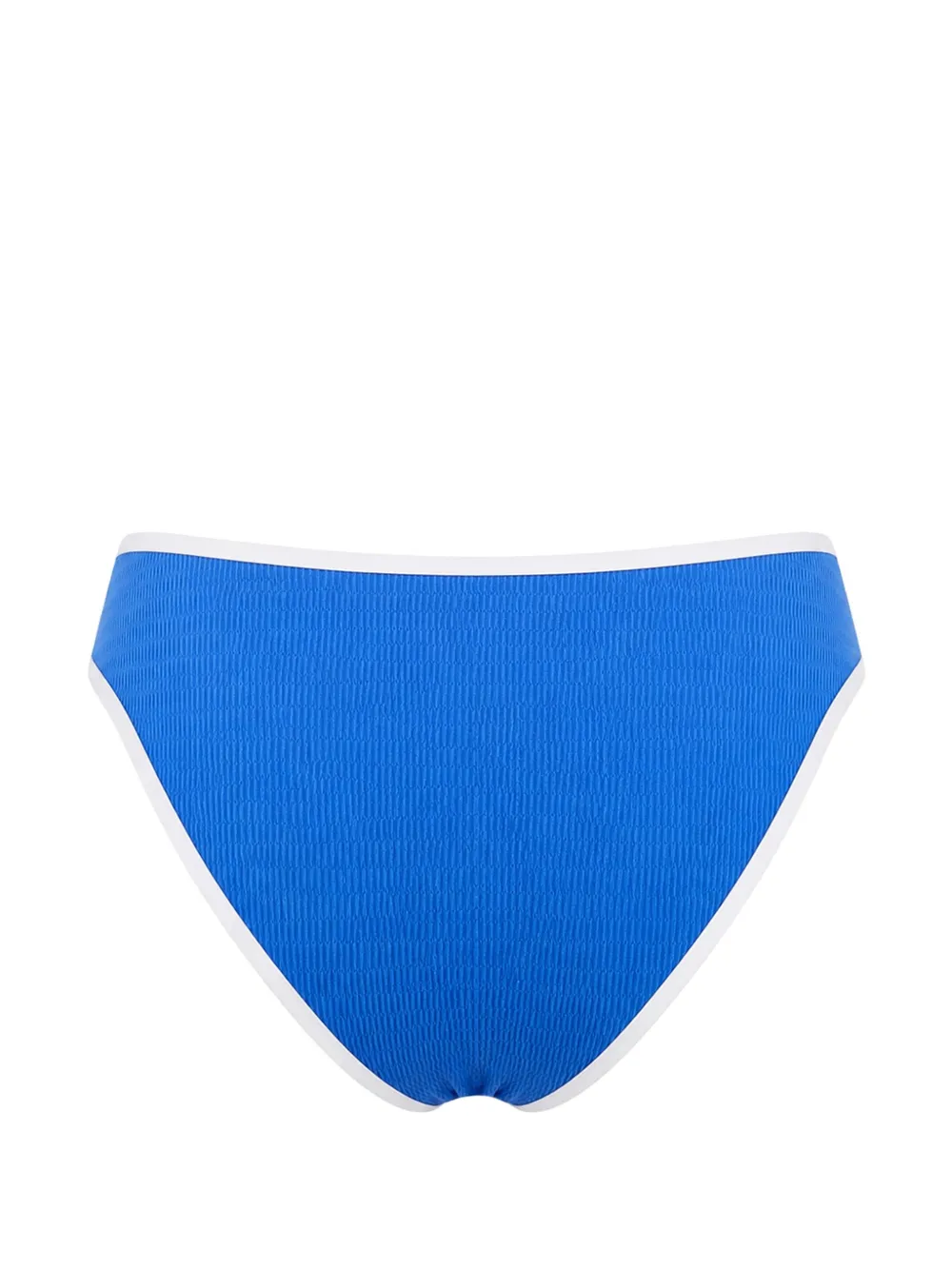 Seafolly Beach Bound bikinislip met textuur en contrasterende afwerking Blauw