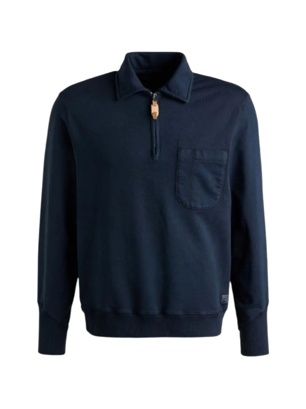 Ceccarelli half-zip chest-pocket sweatshirt - Blu