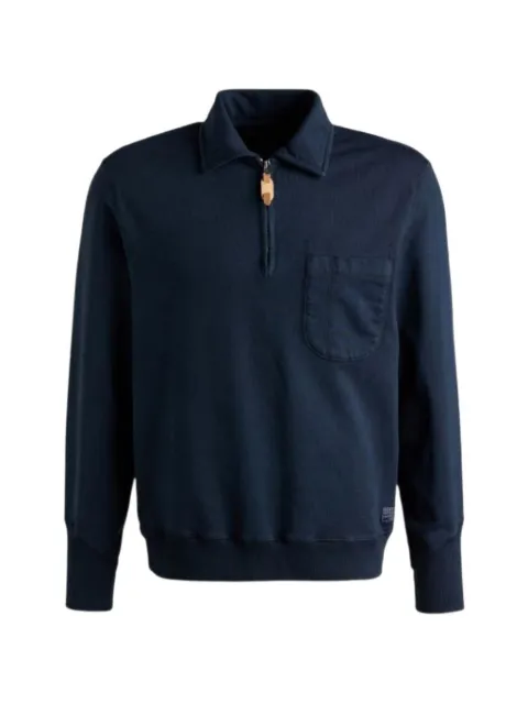 Ceccarelli half-zip chest-pocket sweatshirt