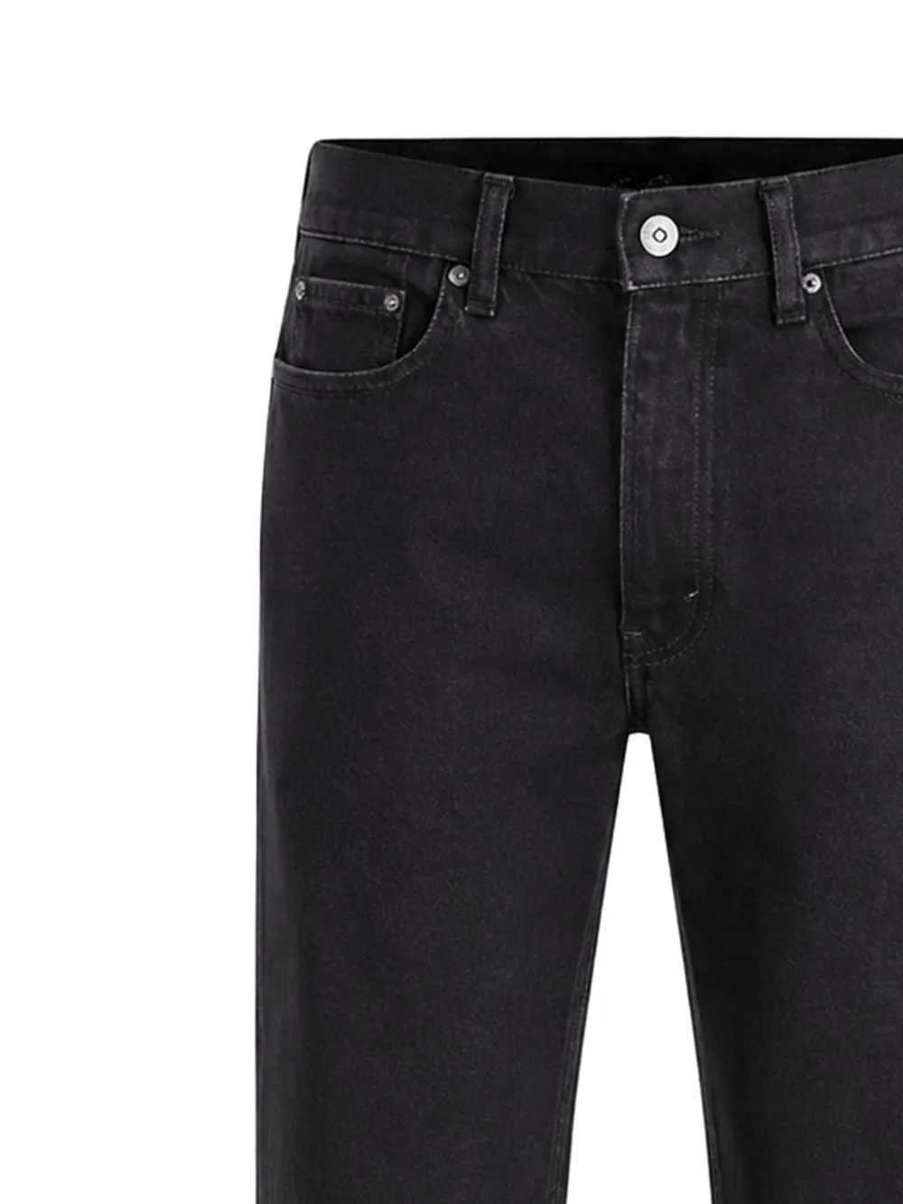 Levi's 505 straight jeans Zwart