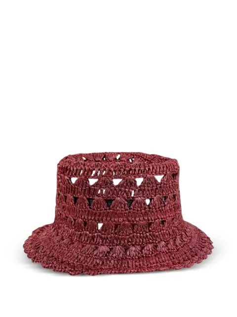 TWINSET crochet open-knit hat