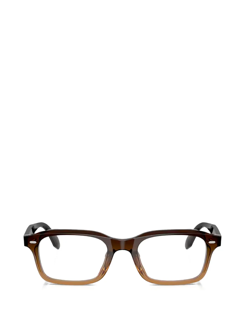 Oliver Peoples square-frame glasses - Marrone
