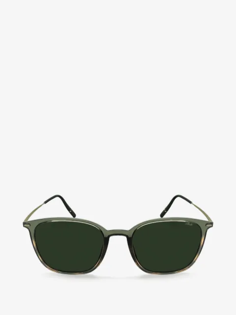 Silhouette Sequoia marbled-effect square-frame sunglasses