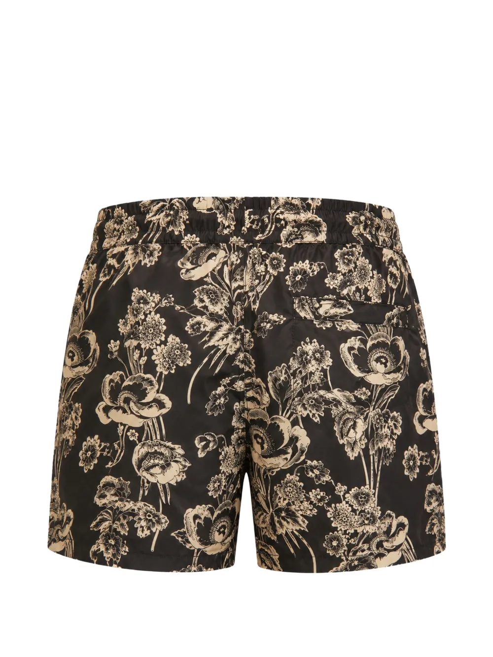  Commas Bañador Con Estampado Floral - Negro 