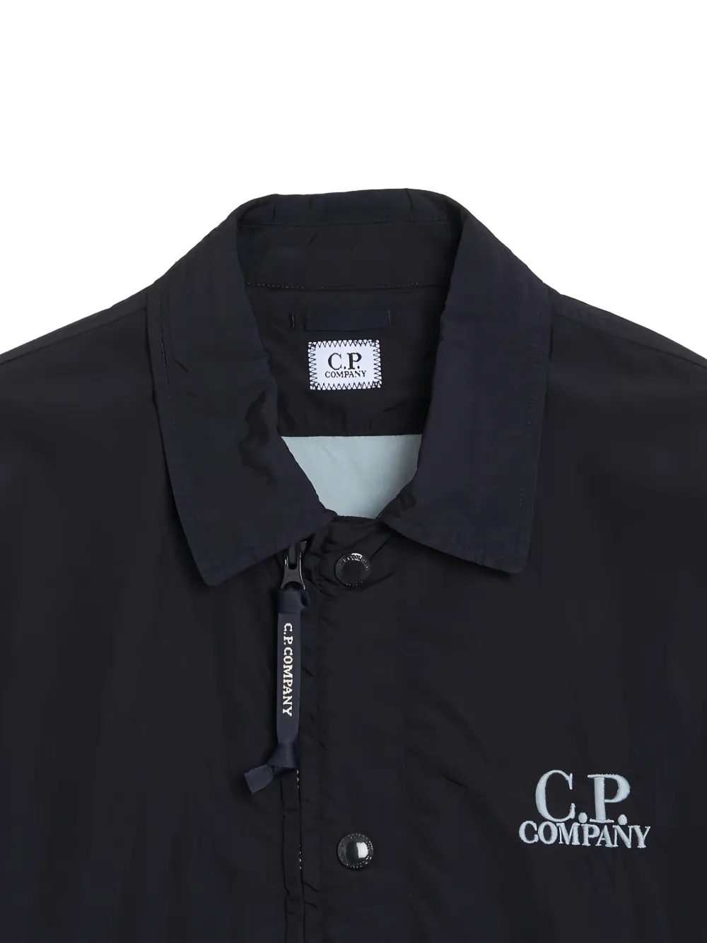C.P. Company Chrome-R jack met geborduurd logo Blauw
