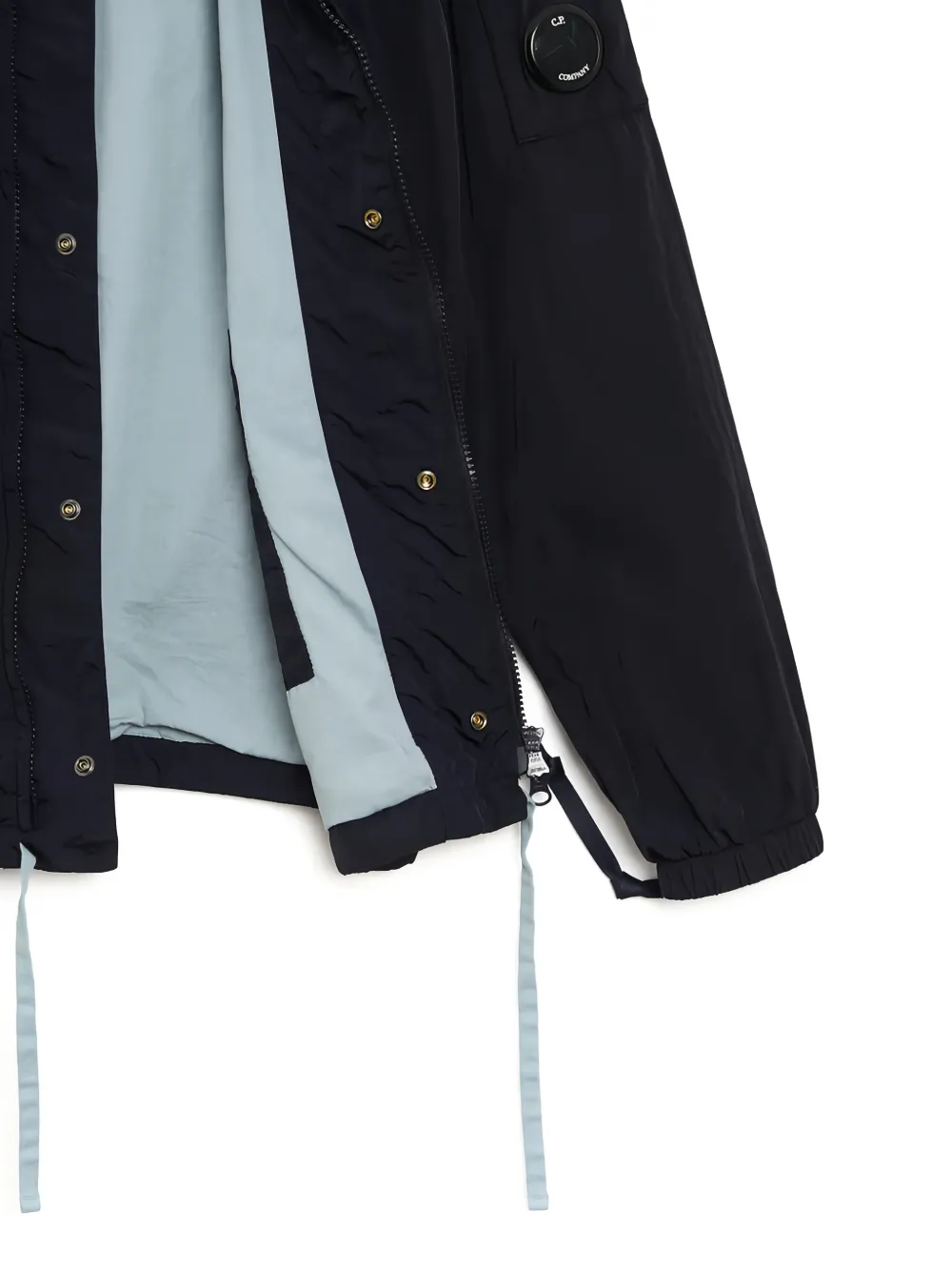 C.P. Company Chrome-R jack met geborduurd logo Blauw