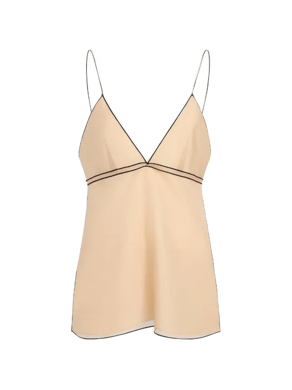 Khaite Timy Top in Neutrals