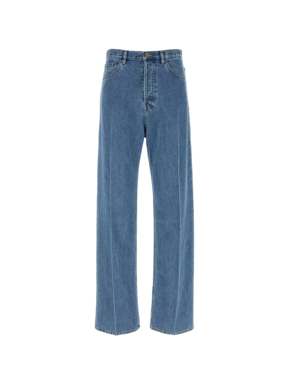 Valentino Wide-leg Jeans In Blue