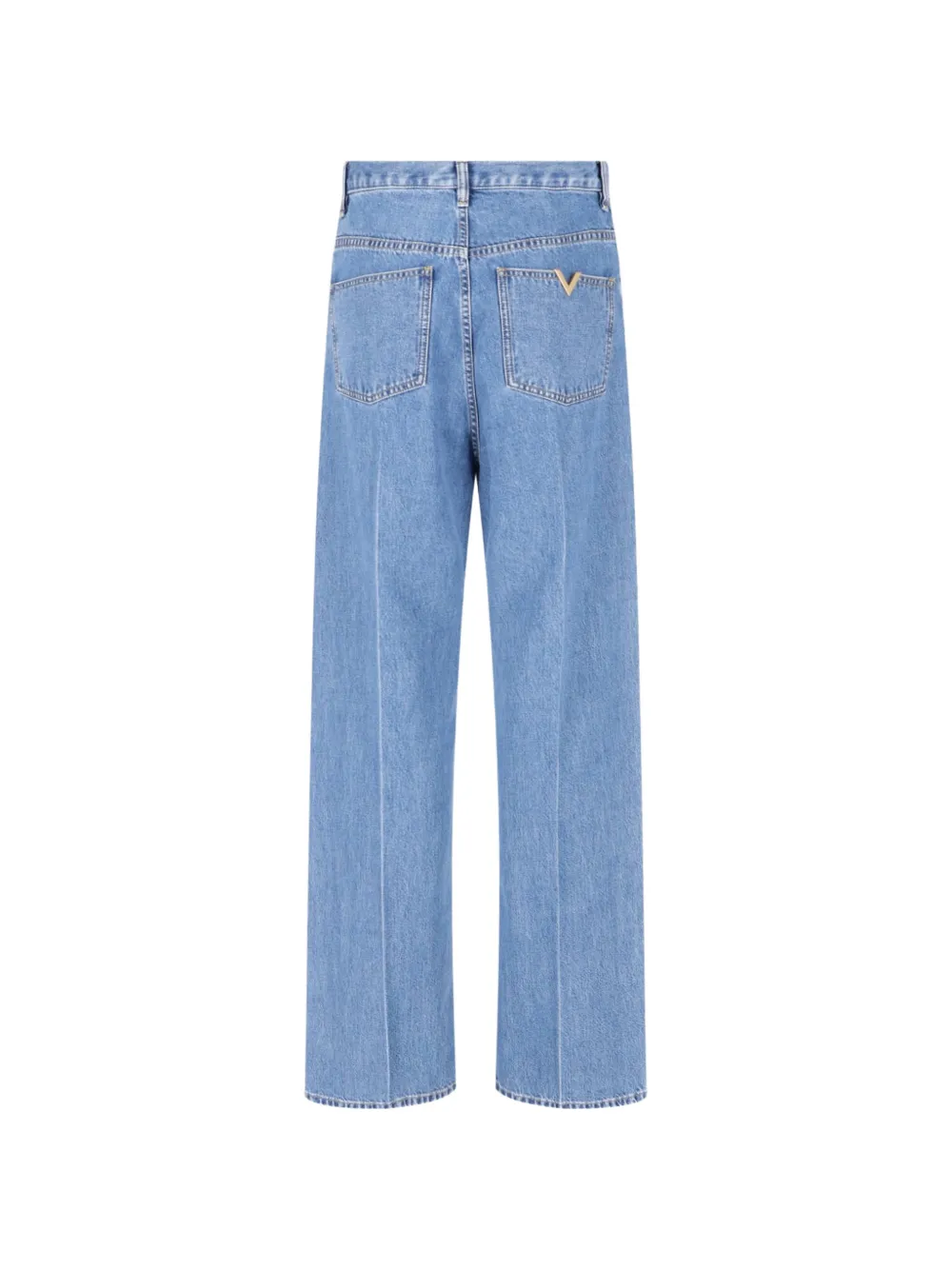 Valentino Garavani Jeans met wijde pijpen Blauw