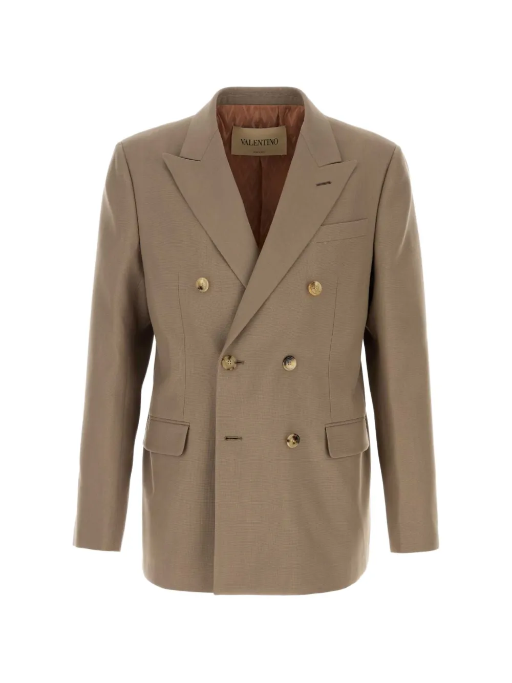 Valentino Garavani double-breasted blazer - Braun