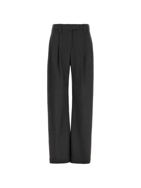 Brunello Cucinelli pleated wool trousers