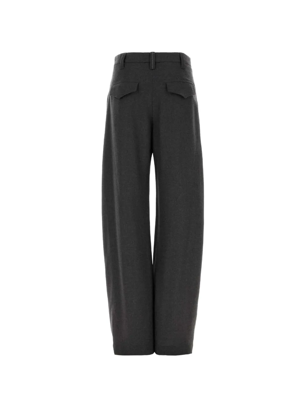 Brunello Cucinelli Wollen plooibroek Grijs