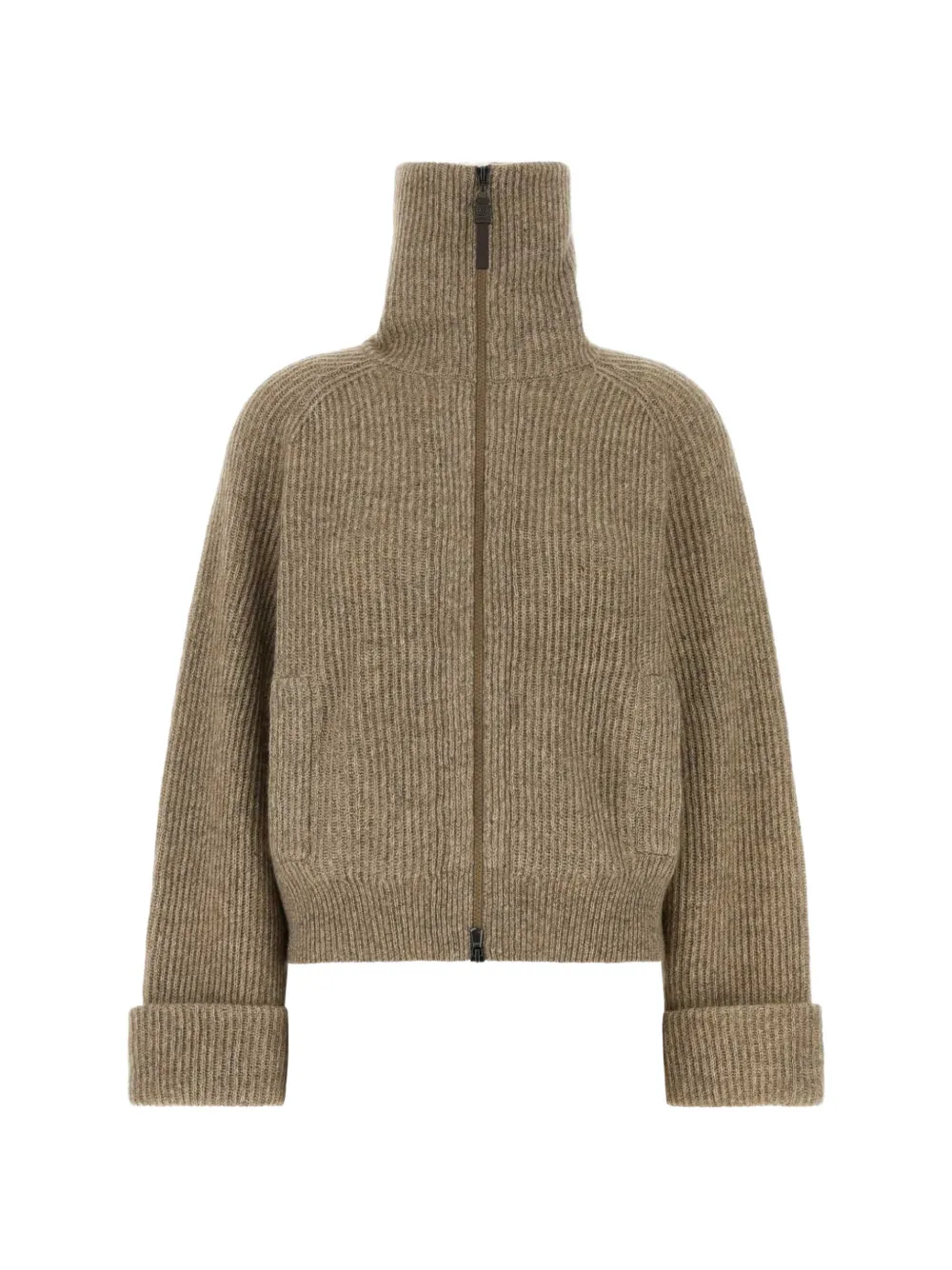 Brunello Cucinelli zip-up cardigan - Nude