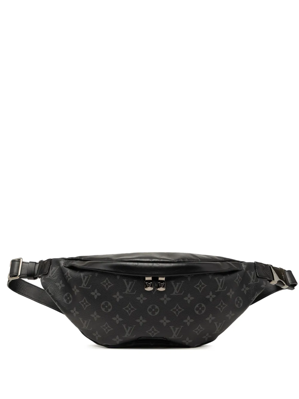Louis Vuitton Pre-Owned 2019 Monogram Eclipse Discovery Bumbag PM belt bag - Nero