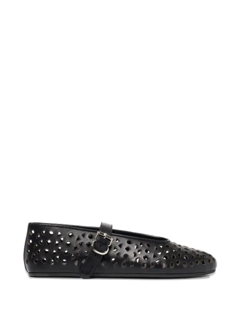 Scarosso Perforierte Evelyn Ballerinas