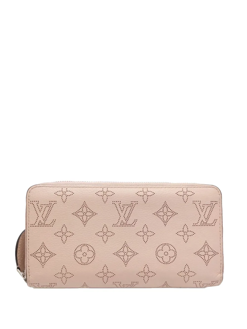 Louis Vuitton Pre-Owned 2018 Monogram Mahina Zippy Wallet long wallets - Pink
