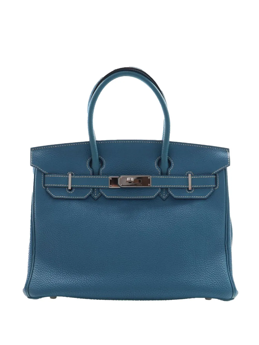 Hermès Pre-Owned 2006 Togo Birkin Retourne 30 handbag - Blu