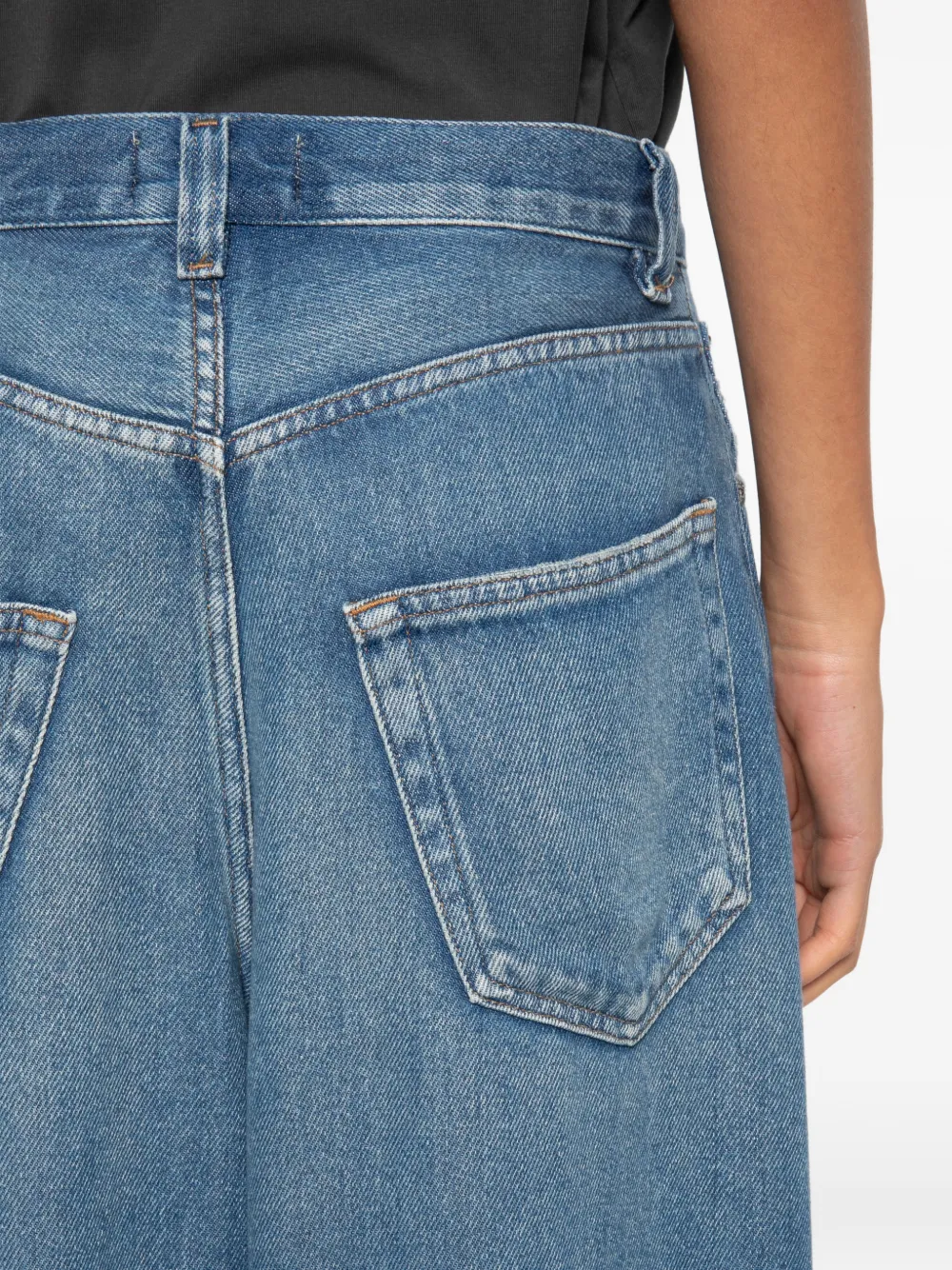 AGOLDE Flyweight denim jeans met vervaagd effect Blauw