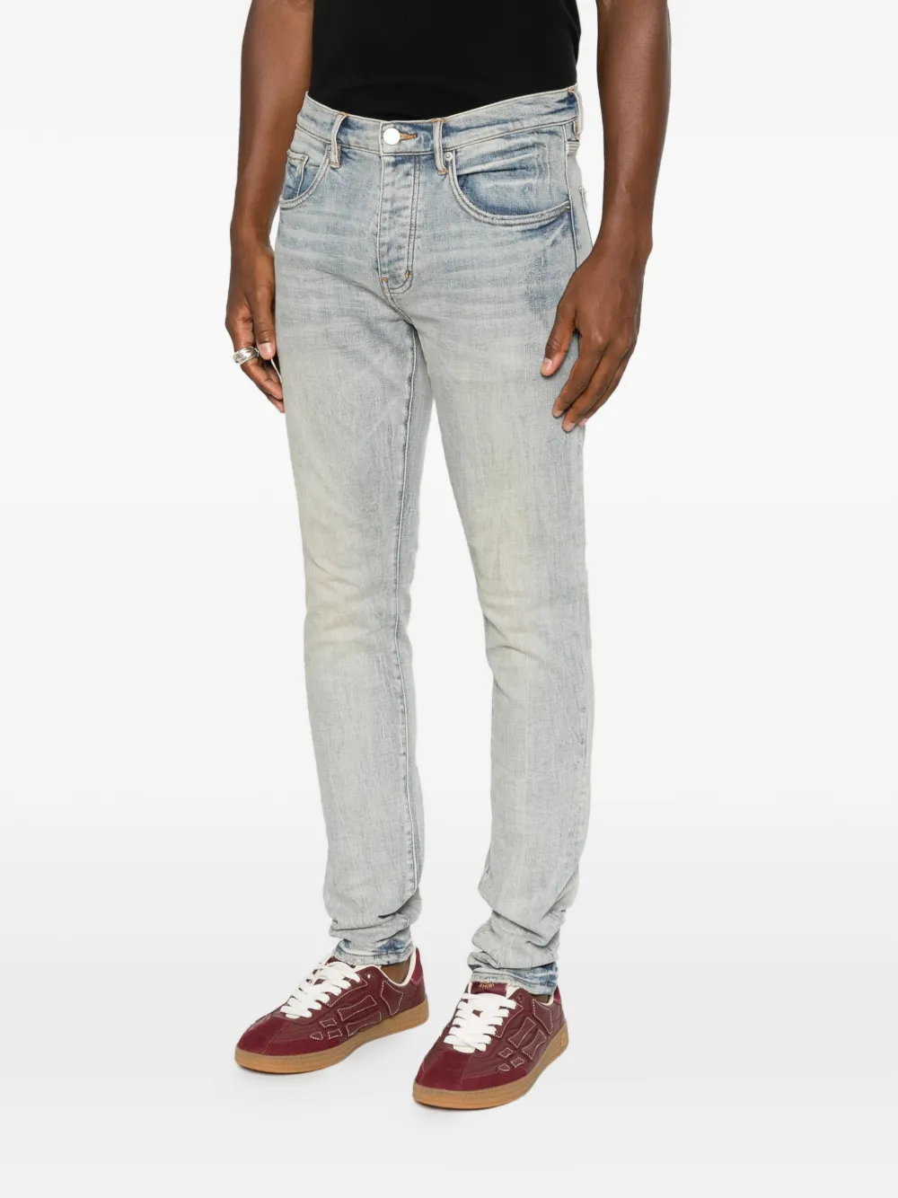 Purple Brand Slim-fit jeans Blauw