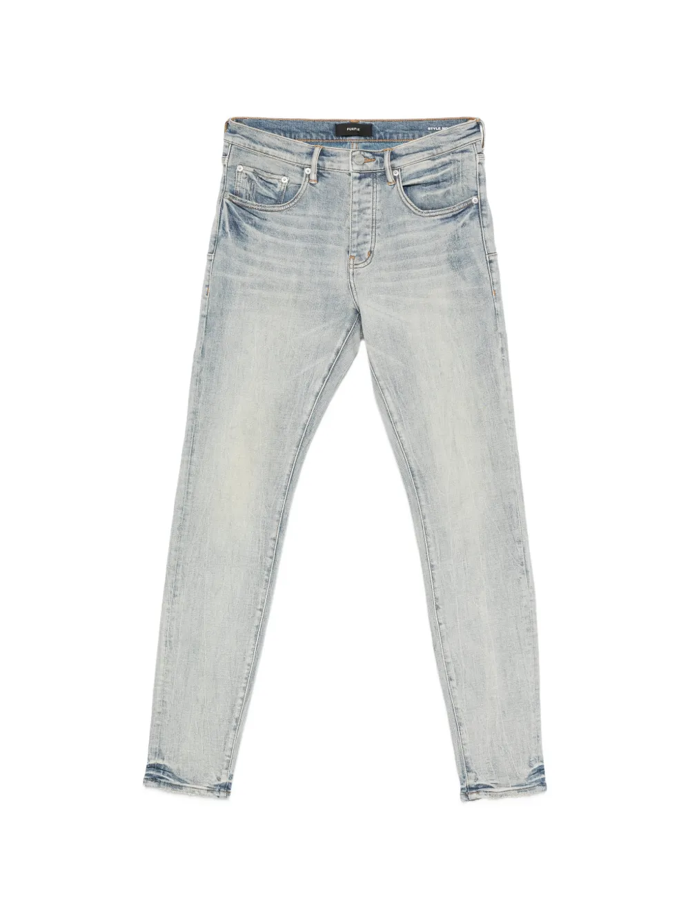 Purple Brand faded slim-fit jeans - Blu