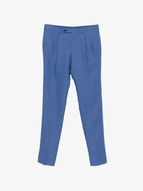 Rota pleated pressed-crease trousers
