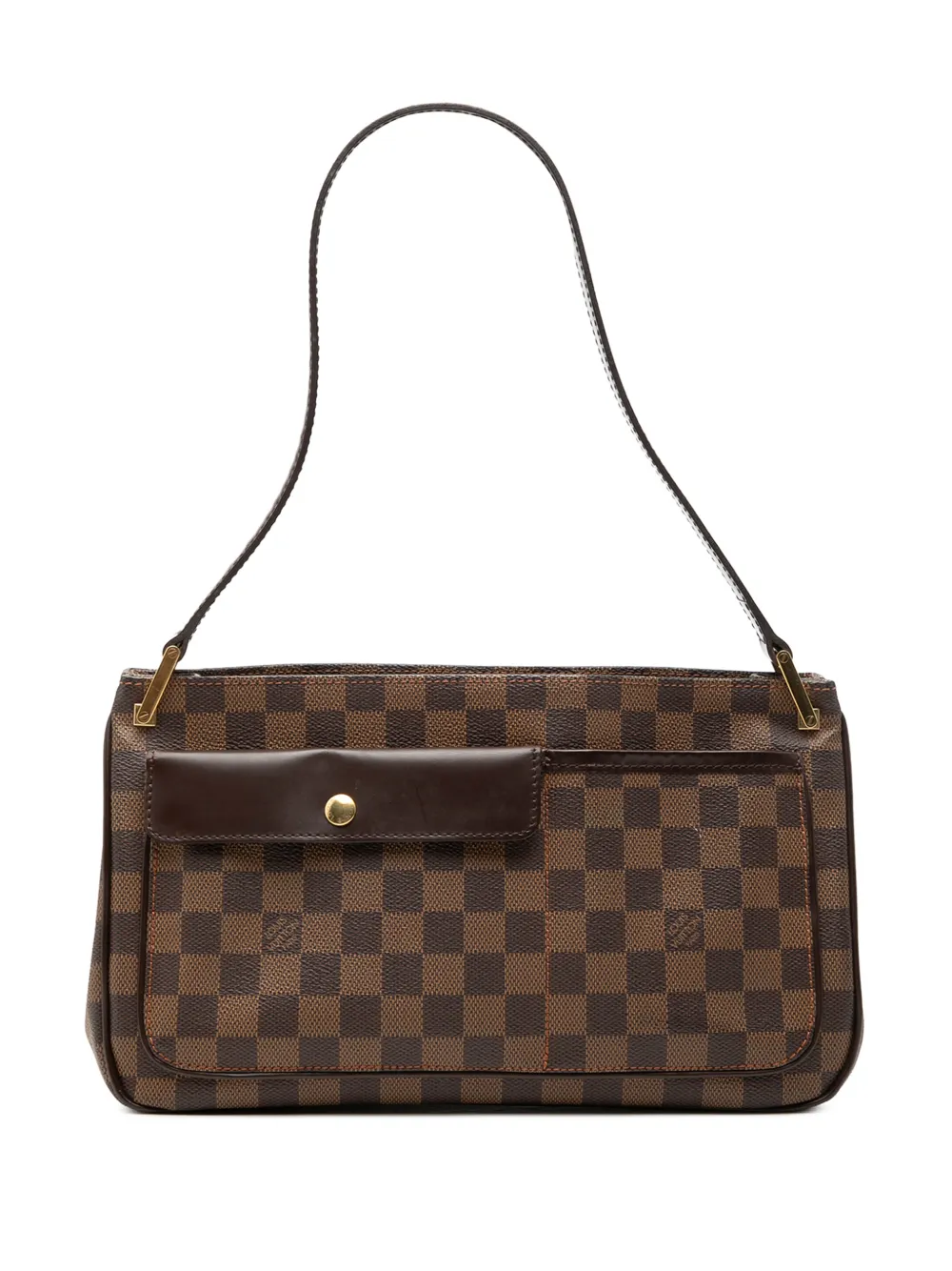 Louis Vuitton Pre-Owned 2011-2016 Damier Ebene Aubagne shoulder bag - Marrone