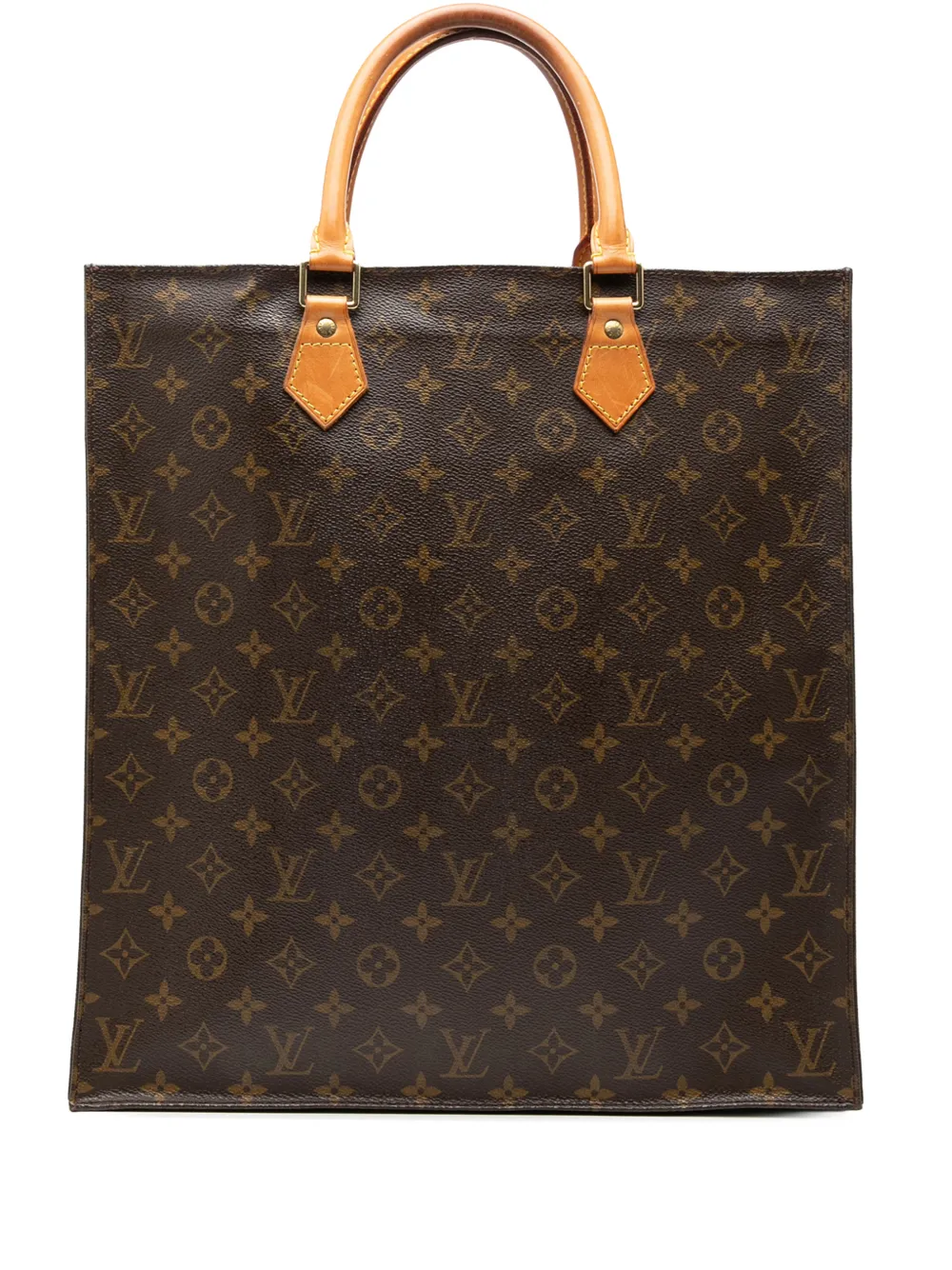 Louis Vuitton Pre-Owned 2001 Monogram Sac Plat tote bag - Brown