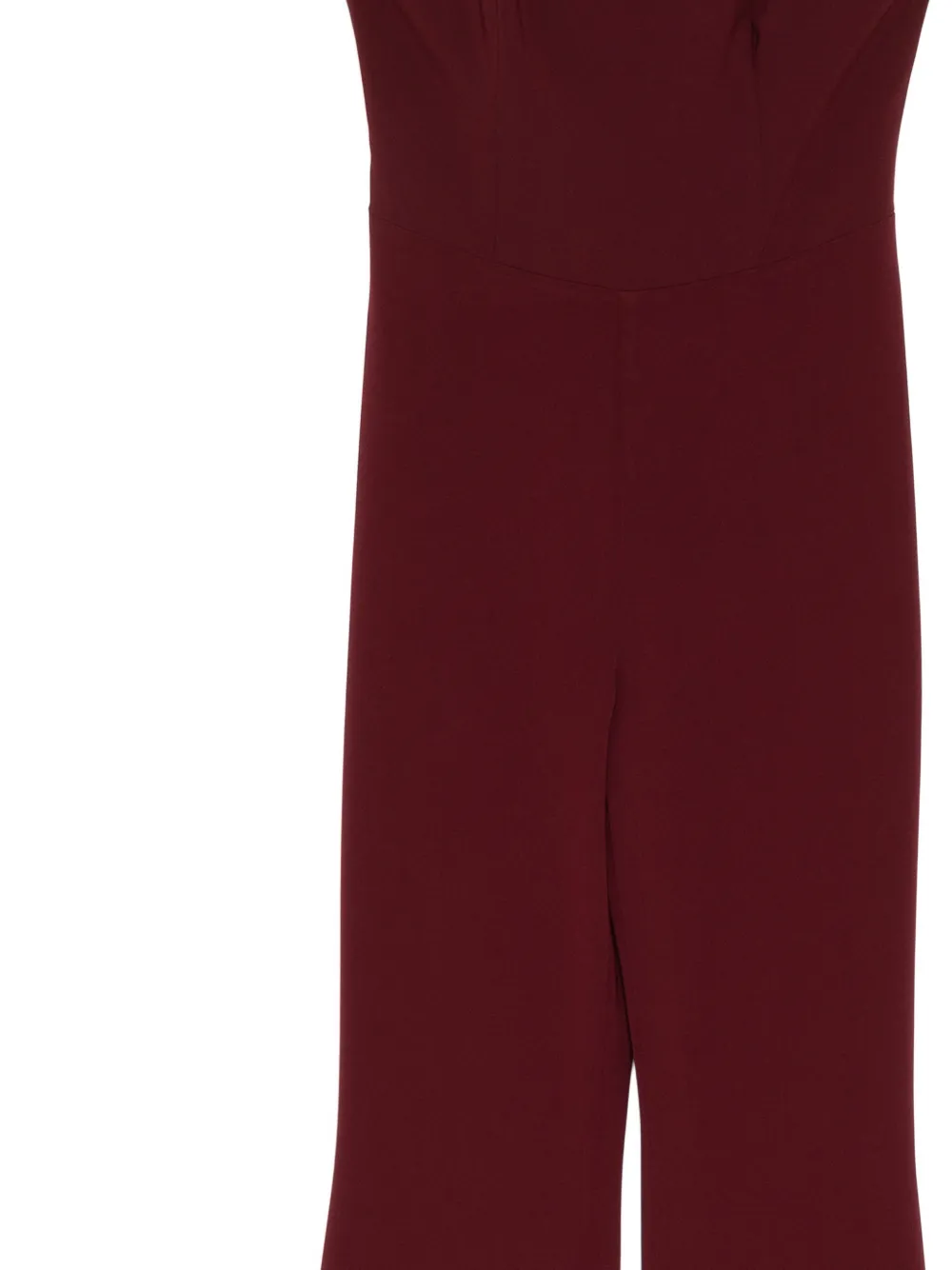 Isabel Sanchis Strapless jumpsuit Rood