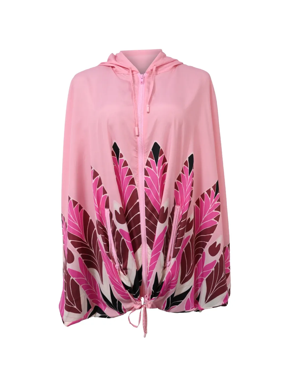 Valentino Garavani Pre-Owned printed hooded jacket - Rosa