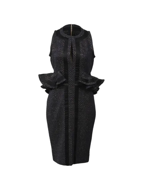 Altuzarra tweed peplum dress