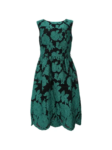 Escada Pre-Owned vestido con encaje floral