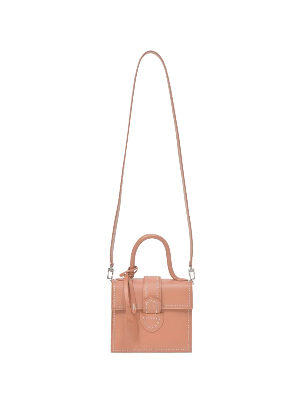 Pre-owned Alaïa Leonie Leather Handbag In Neutral